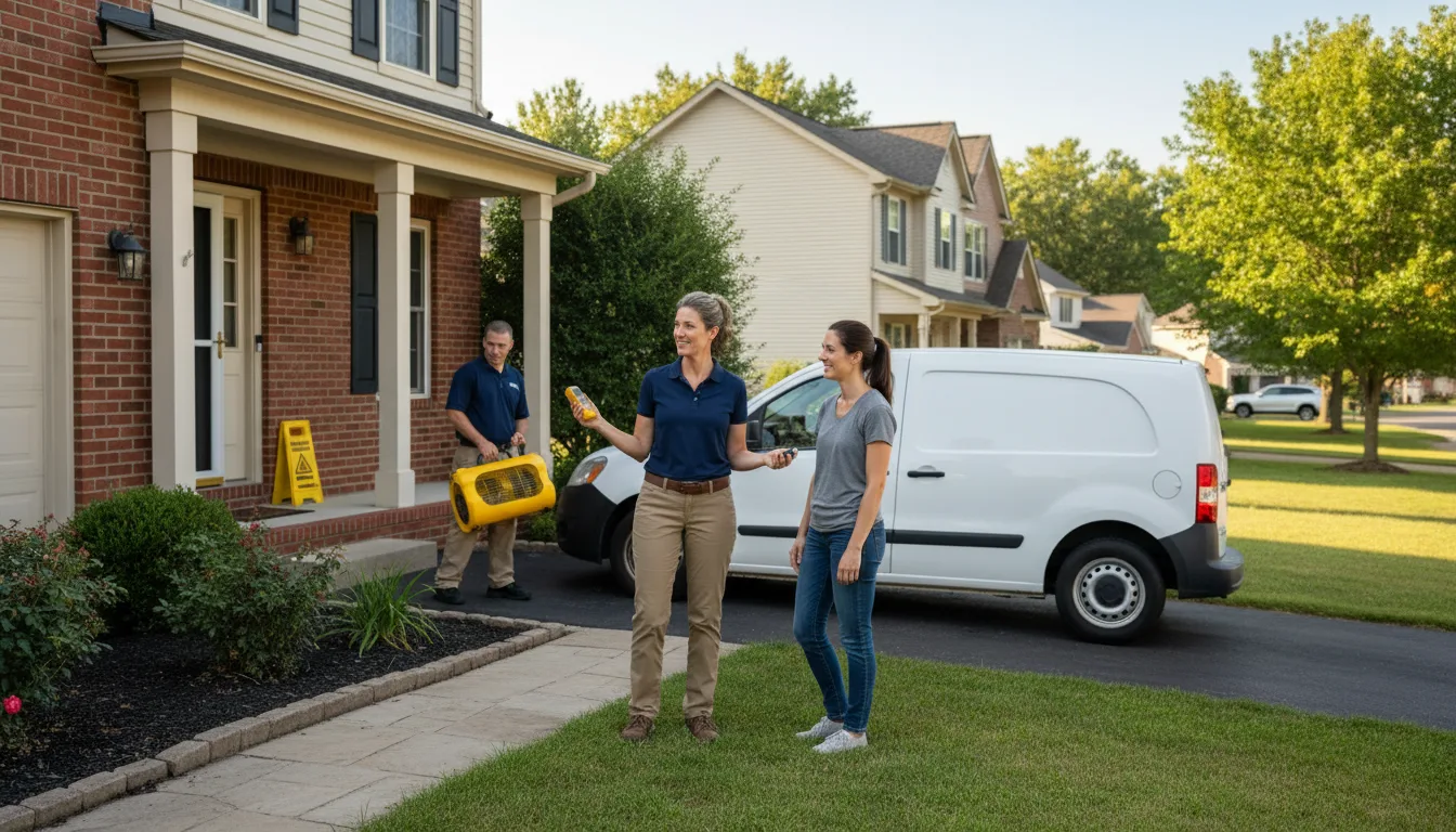 Residential water damage restoration in San Carlos, AZ